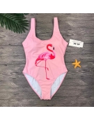 Pink Womens One Piece Body Suit ,,Flamingo“